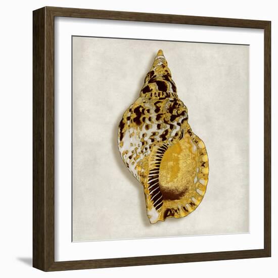 Golden Ocean Gems on Ivory III-Caroline Kelly-Framed Art Print