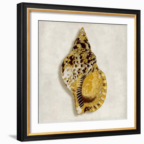 Golden Ocean Gems on Ivory III-Caroline Kelly-Framed Art Print