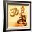 Golden Om-Christine Ganz-Framed Art Print