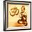 Golden Om-Christine Ganz-Framed Art Print