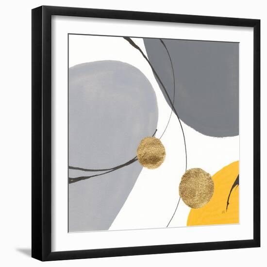 Golden Orbs IV-Chris Paschke-Framed Art Print