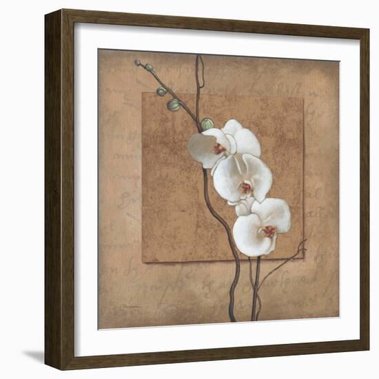 Golden Orchid I-Lee Carlson-Framed Art Print