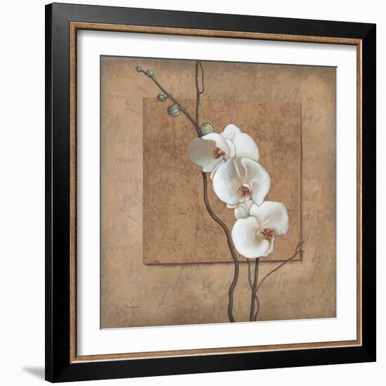 Golden Orchid I-Lee Carlson-Framed Art Print