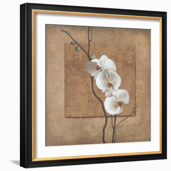 Golden Orchid I-Lee Carlson-Framed Art Print