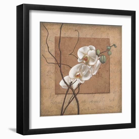 Golden Orchid II-Lee Carlson-Framed Art Print