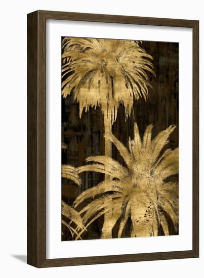 Golden Palms Panel II-Kate Bennett-Framed Art Print