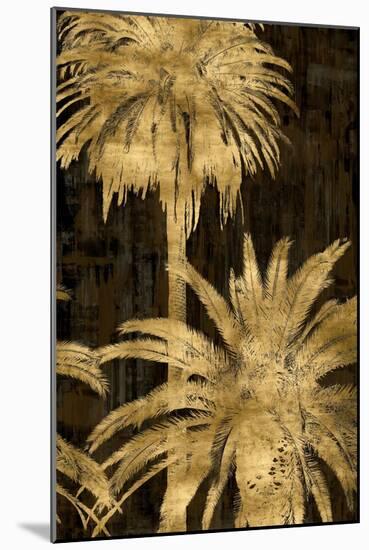 Golden Palms Panel II-Kate Bennett-Mounted Art Print