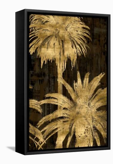 Golden Palms Panel II-Kate Bennett-Framed Stretched Canvas