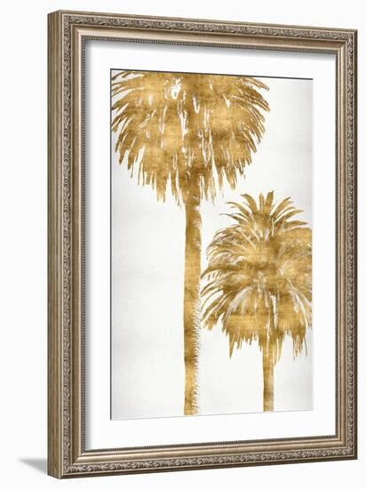 Golden Palms Panel III-Kate Bennett-Framed Art Print