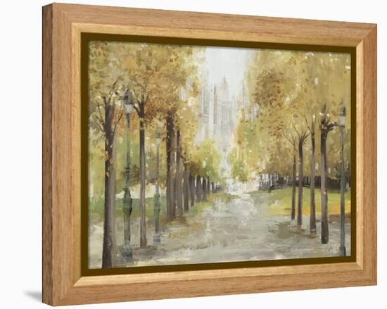 Golden Pathway-Allison Pearce-Framed Stretched Canvas