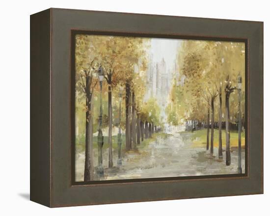 Golden Pathway-Allison Pearce-Framed Stretched Canvas