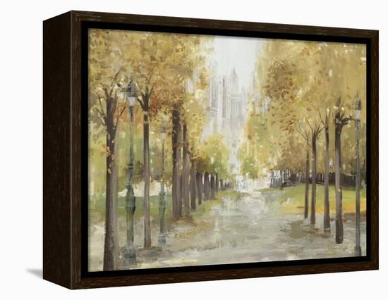 Golden Pathway-Allison Pearce-Framed Stretched Canvas