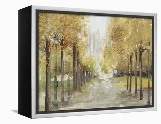 Golden Pathway-Allison Pearce-Framed Stretched Canvas