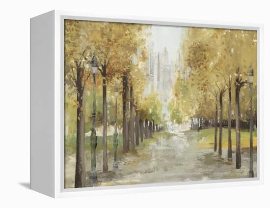 Golden Pathway-Allison Pearce-Framed Stretched Canvas