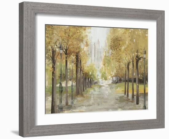 Golden Pathway-Allison Pearce-Framed Art Print