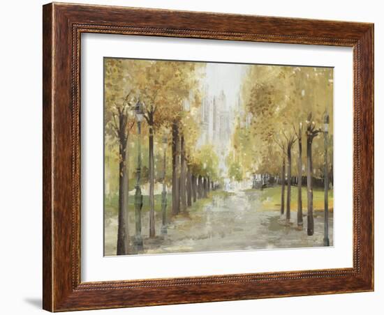 Golden Pathway-Allison Pearce-Framed Art Print