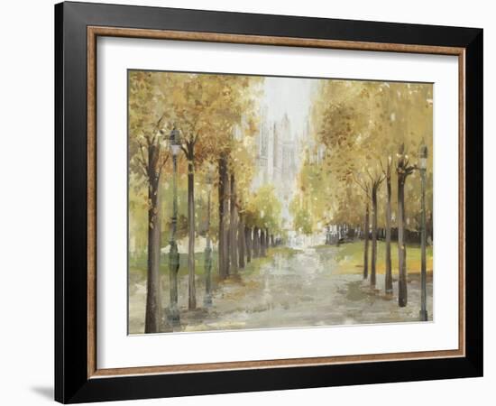 Golden Pathway-Allison Pearce-Framed Art Print