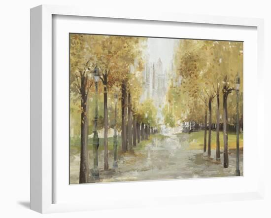 Golden Pathway-Allison Pearce-Framed Art Print