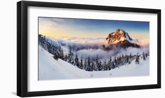 Golden Peak-Tomas Sereda-Framed Art Print