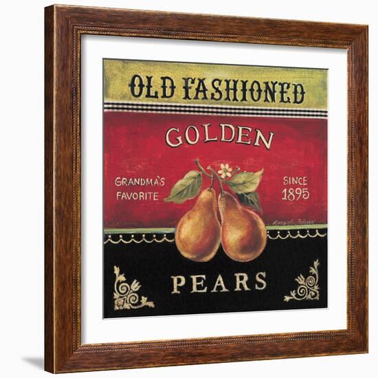 Golden Pears-Kimberly Poloson-Framed Art Print