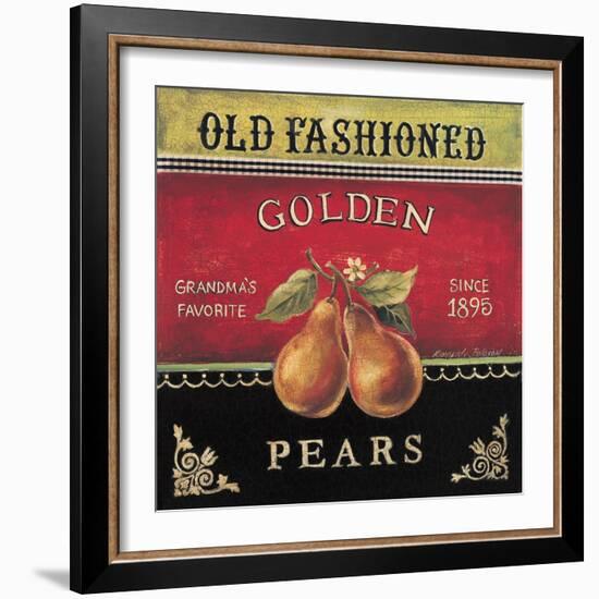 Golden Pears-Kimberly Poloson-Framed Art Print