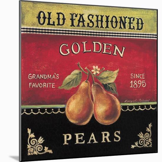Golden Pears-Kimberly Poloson-Mounted Art Print