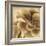 Golden Peony I-Linda Wood-Framed Giclee Print