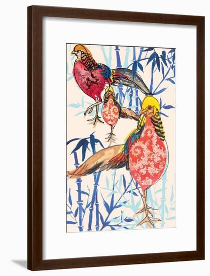 Golden Pheasant, 2013-Anna Platts-Framed Giclee Print