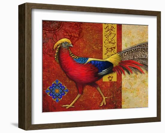 Golden Pheasant-Maria Rytova-Framed Giclee Print