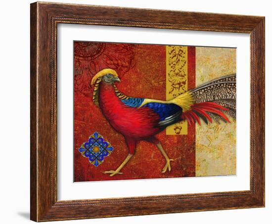 Golden Pheasant-Maria Rytova-Framed Giclee Print