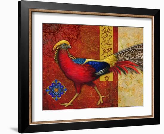 Golden Pheasant-Maria Rytova-Framed Giclee Print