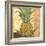 Golden Pineapple I-Jennifer Goldberger-Framed Art Print