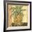 Golden Pineapple II-Jennifer Goldberger-Framed Art Print