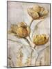 Golden Poppies on Taupe I-Tim O'toole-Mounted Art Print