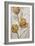 Golden Poppies on Taupe II-Tim OToole-Framed Art Print