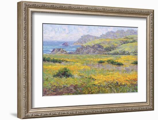 Golden Poppies-Dean Bradshaw-Framed Giclee Print