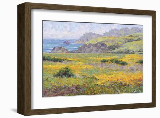 Golden Poppies-Dean Bradshaw-Framed Giclee Print