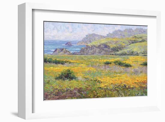 Golden Poppies-Dean Bradshaw-Framed Giclee Print