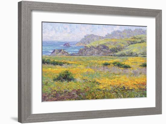 Golden Poppies-Dean Bradshaw-Framed Giclee Print