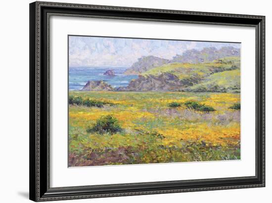 Golden Poppies-Dean Bradshaw-Framed Giclee Print