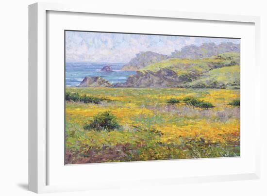 Golden Poppies-Dean Bradshaw-Framed Giclee Print