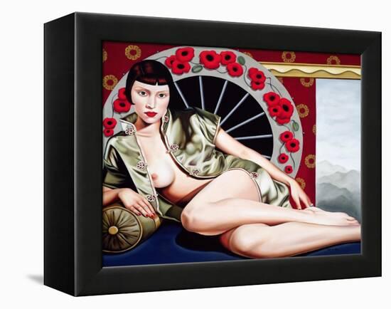 Golden Poppy Hour, 2002-Catherine Abel-Framed Premier Image Canvas