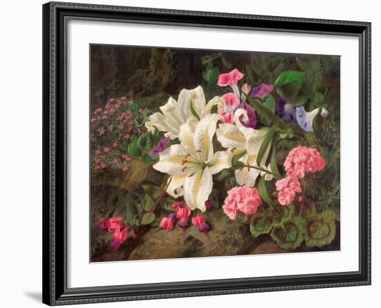 Golden-Rayed Lily of Japan, 1869-William Ford-Framed Giclee Print