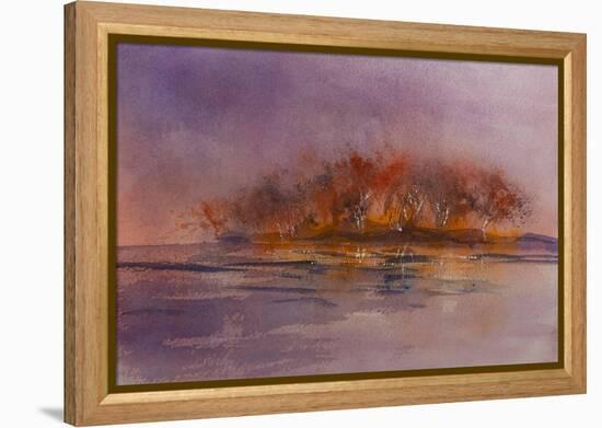 Golden Reflection-Margaret Coxall-Framed Premier Image Canvas