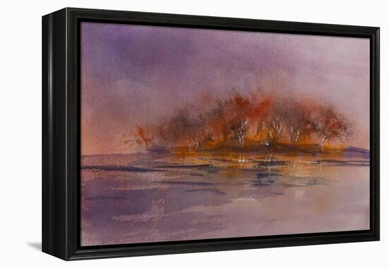 Golden Reflection-Margaret Coxall-Framed Premier Image Canvas