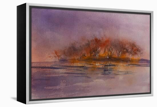 Golden Reflection-Margaret Coxall-Framed Premier Image Canvas