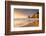 Golden Reflections of the Cliffs on Praia Da Ursa Beach Bathed by Ocean at Sunset, Cabo Da Roca-Roberto Moiola-Framed Photographic Print