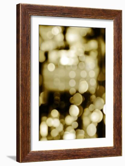 Golden Reflections Triptych II-Kate Carrigan-Framed Art Print