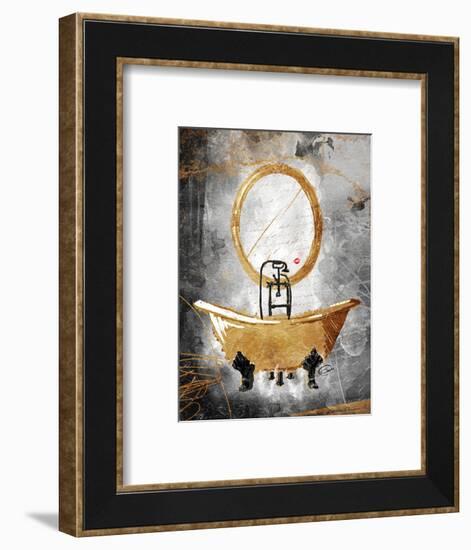 Golden Relaxation-OnRei-Framed Art Print