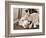 Golden Retriever Dog Adopts Kittens, 1964-null-Framed Photographic Print